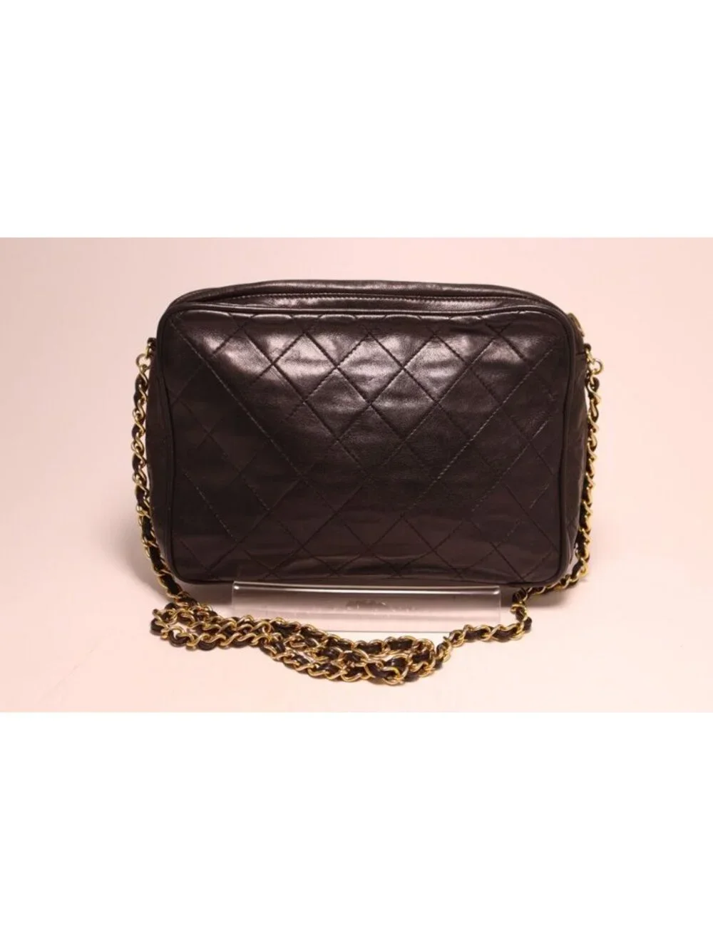 Chanel Quilted Lambskin Chain Shoulder Bag